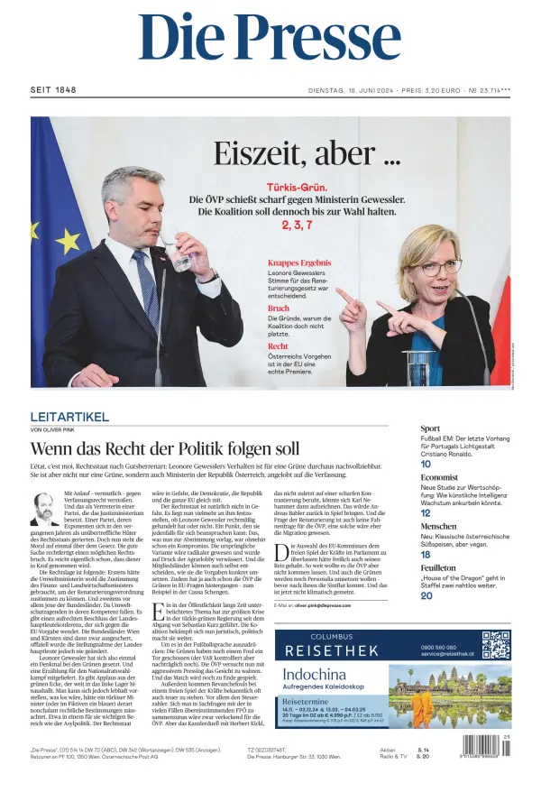 Read full digital edition of Die Presse newspaper from Austria