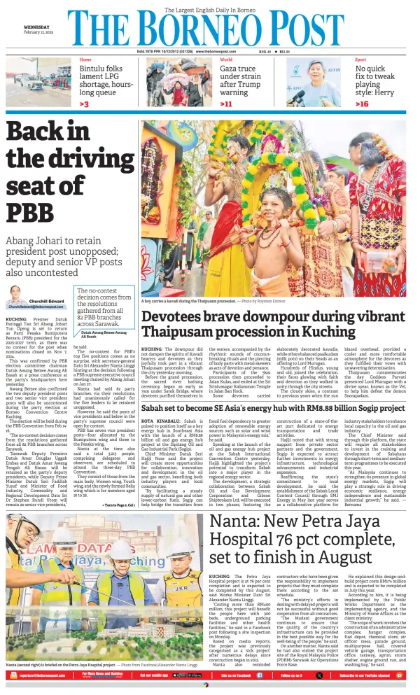 Read full digital edition of The Borneo Post newspaper from Malaysia