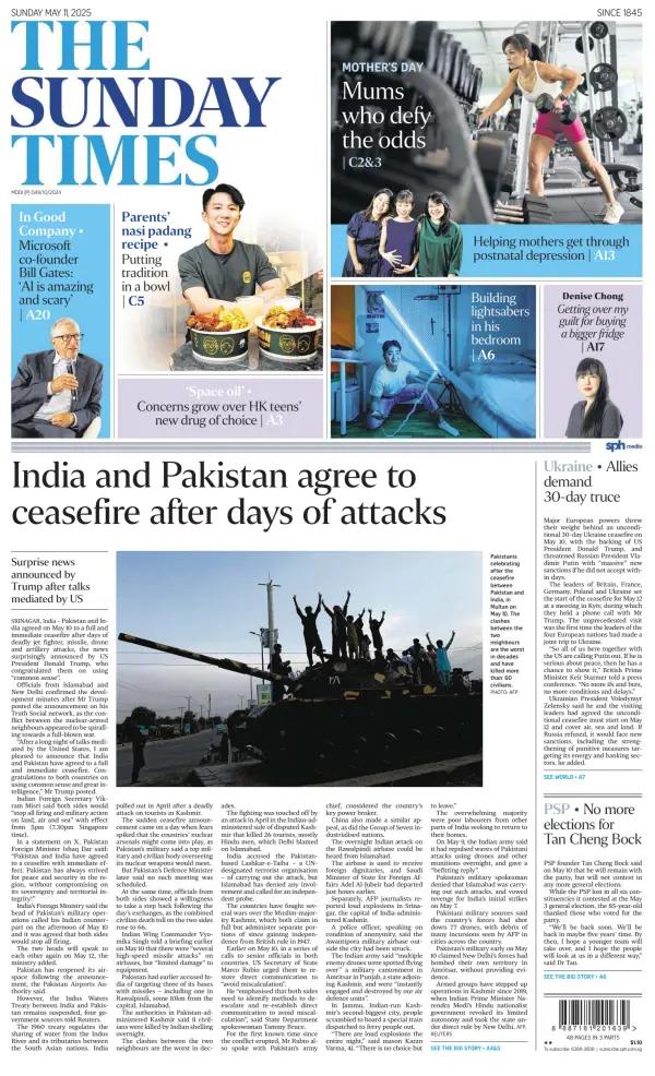 Read full digital edition of The Straits Times newspaper from Singapore