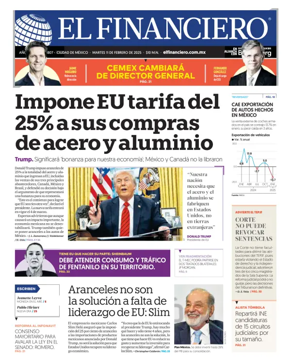 Read full digital edition of El Financiero newspaper from Mexico