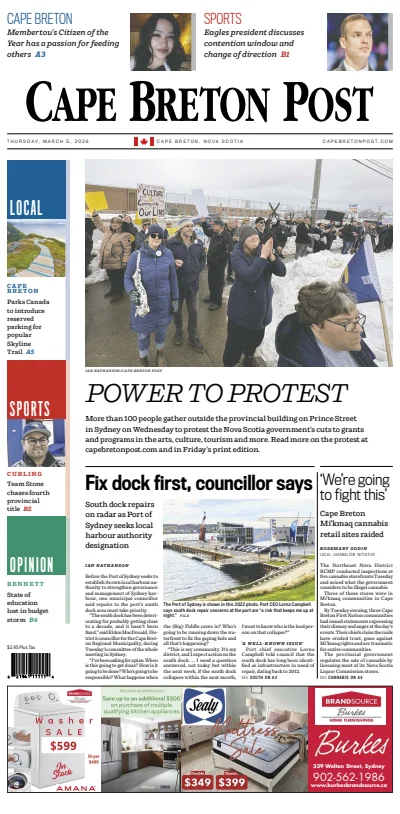 Front page of  newspaper from 