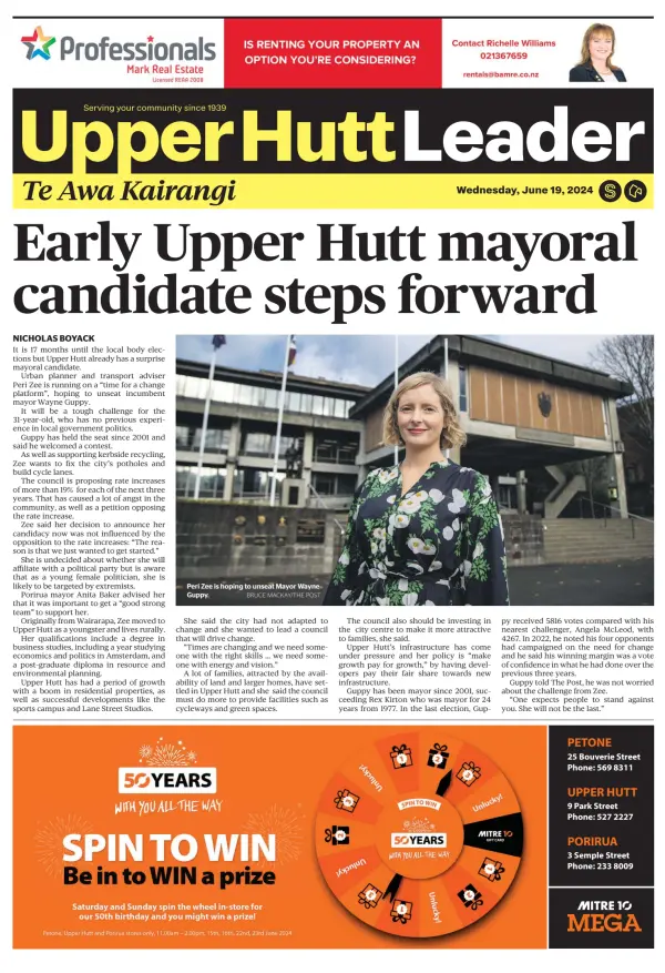 Read full digital edition of Upper Hutt Leader newspaper from New Zealand
