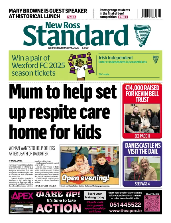 Read full digital edition of New Ross Standard newspaper from Ireland