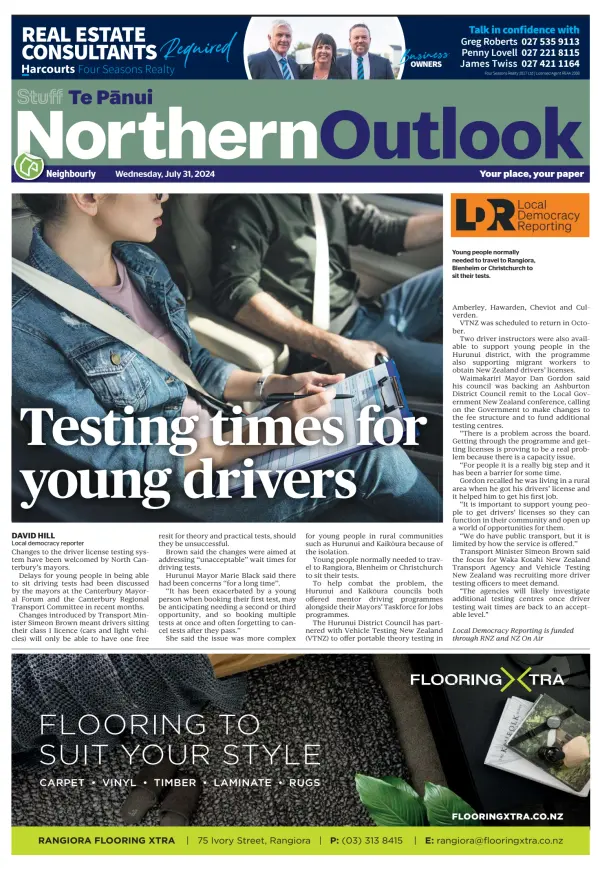 Read full digital edition of Northern Outlook newspaper from New Zealand