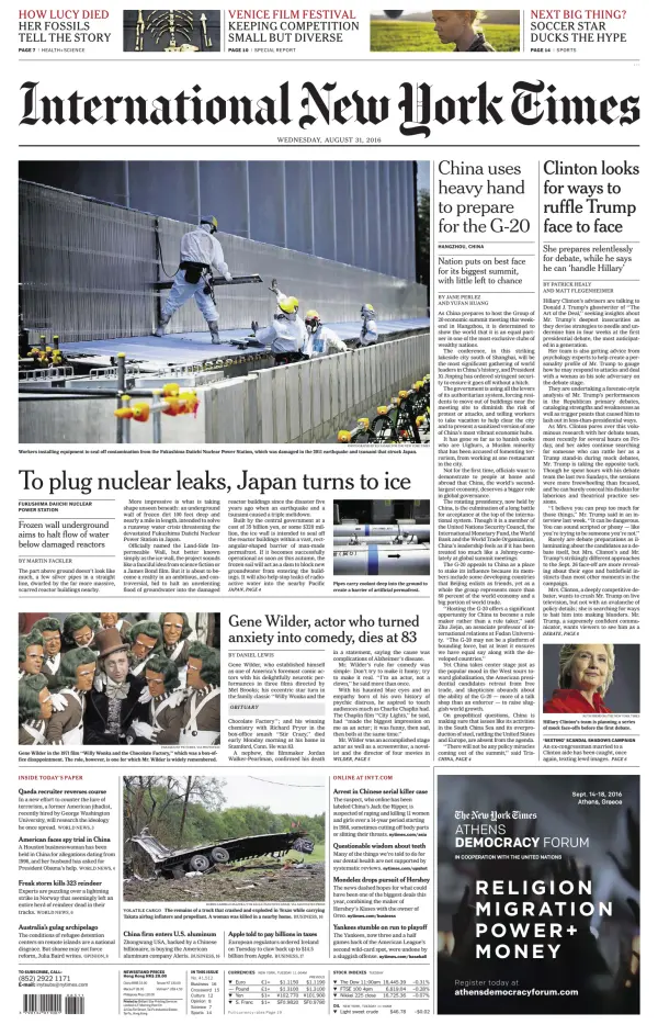 Read full digital edition of International Herald Tribune Asia newspaper from International