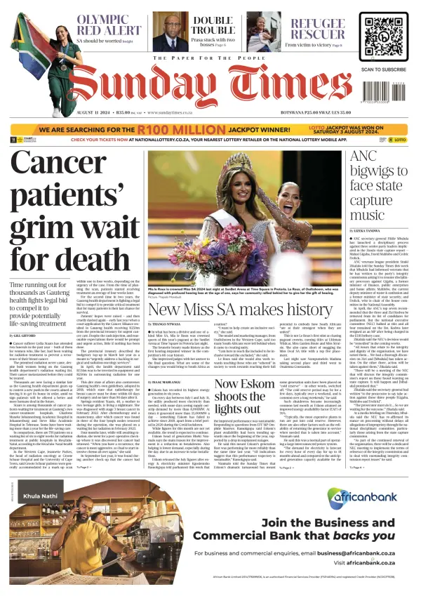 Read full digital edition of Sunday Times of Johannesburg newspaper from South Africa