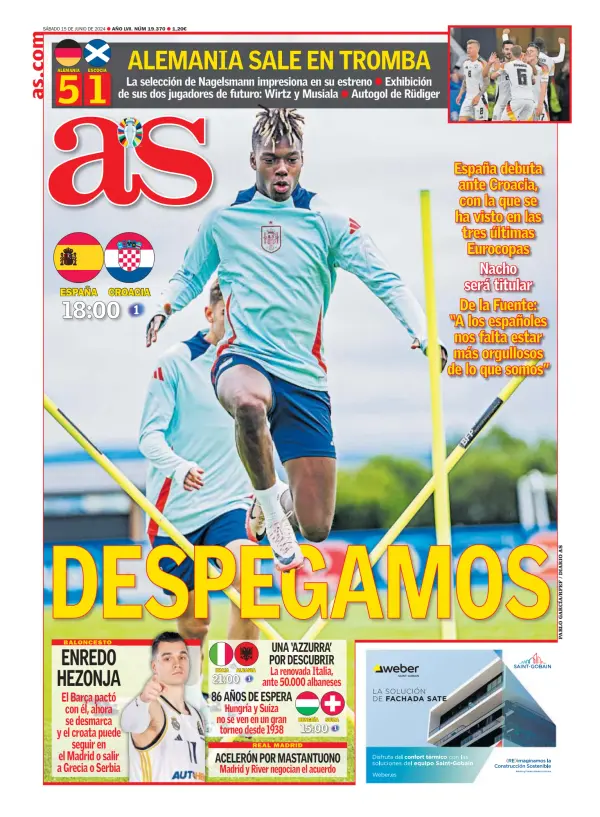 Read full digital edition of Diario AS (Valencia) newspaper from Spain