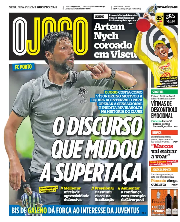 Read full digital edition of O Jogo newspaper from Portugal