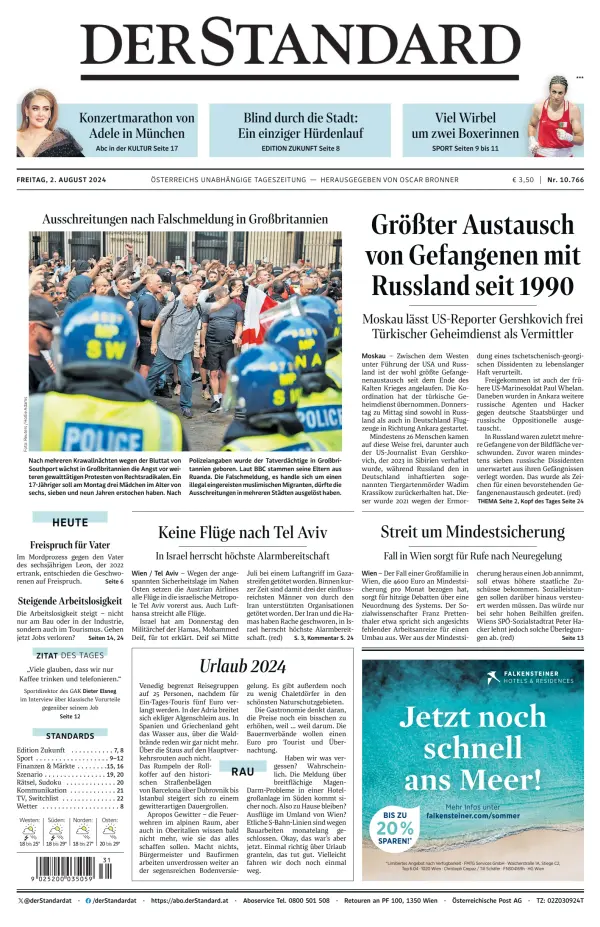 Read full digital edition of Der Standard newspaper from Austria