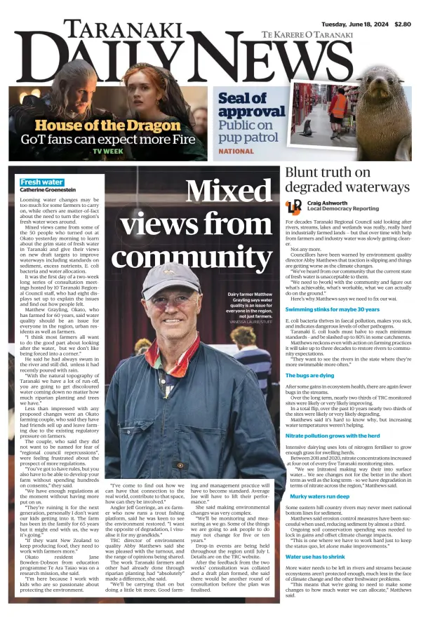 Read full digital edition of Taranaki Daily News newspaper from New Zealand