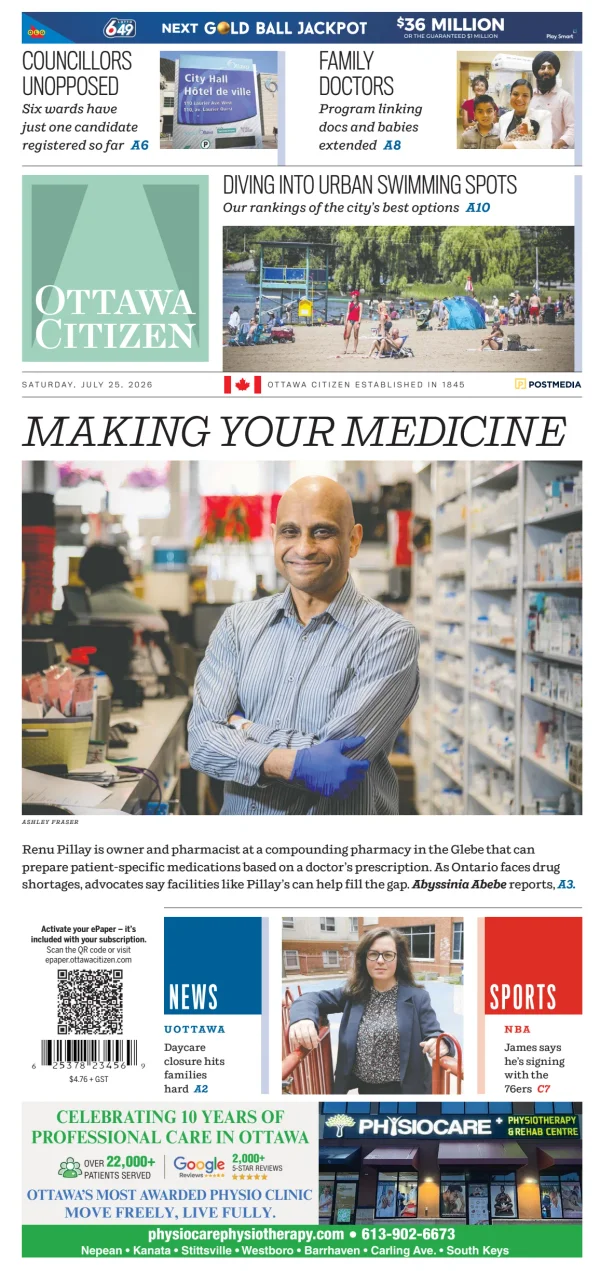 Canadian newspaper front pages paperboy online newspapers