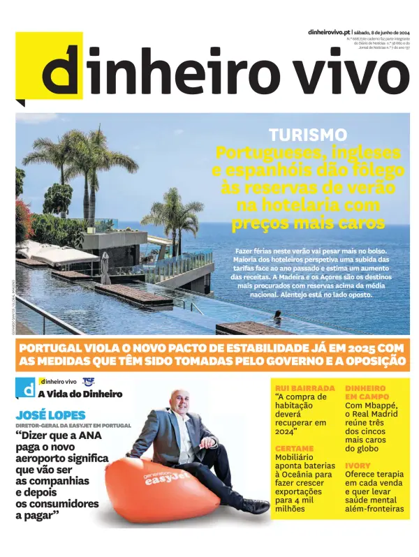 Read full digital edition of Dinheiro Vivo newspaper from Portugal