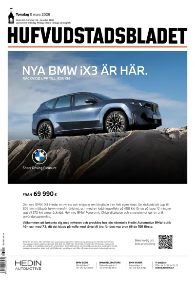 Front page of  newspaper from 