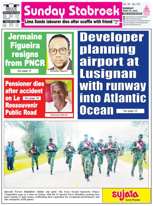 Read full digital edition of Stabroek News Sunday newspaper from Guyana
