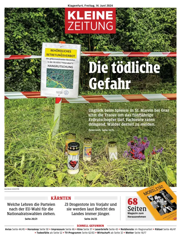 Read full digital edition of Kleine Zeitung Karnten newspaper from Austria