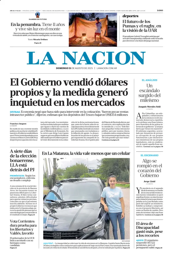 Read full digital edition of La Nacion (Combined) newspaper from Argentina