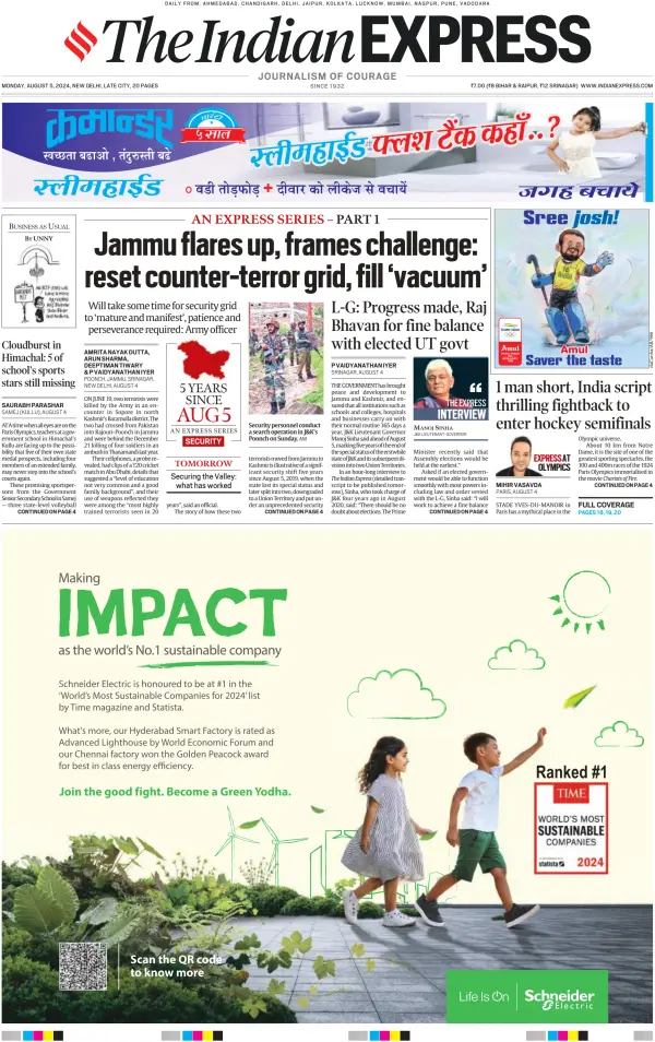 Read full digital edition of The Indian Express newspaper from India