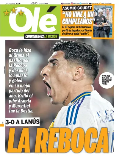 Front page of  newspaper from 