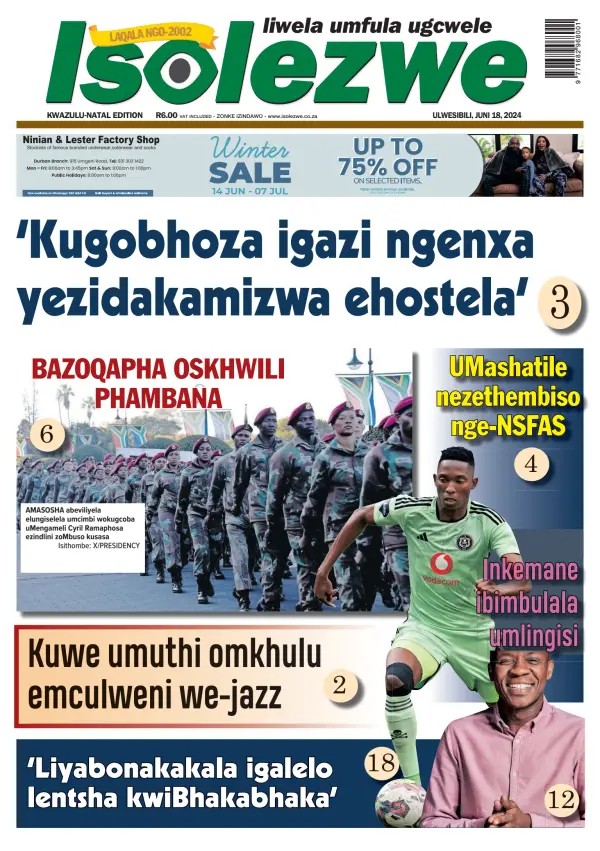 Read full digital edition of Isolezwe newspaper from South Africa