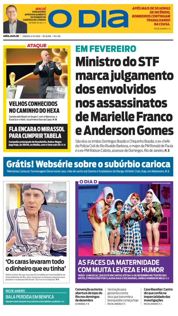 Brazillian Newspaper Front Pages Paperboy Online Newspapers
