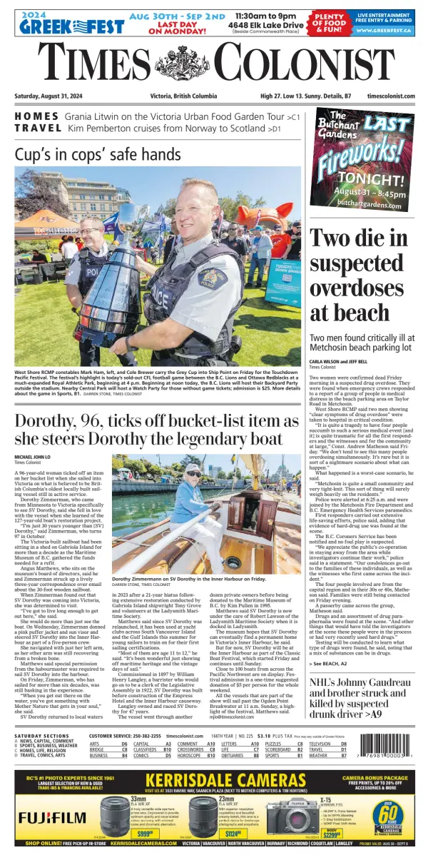 Read full digital edition of Times-Colonist Victoria newspaper from Canada