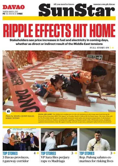 Front page of  newspaper from 