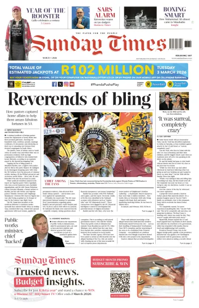 Front page of  newspaper from 