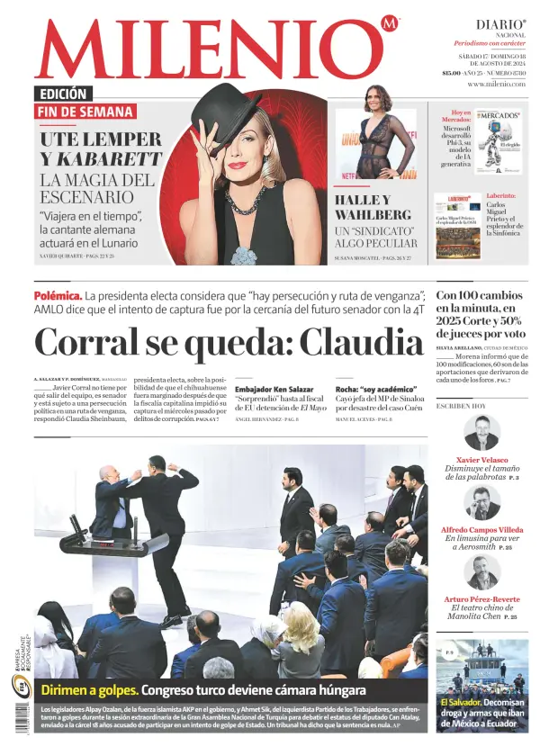 Read full digital edition of Milenio newspaper from Mexico