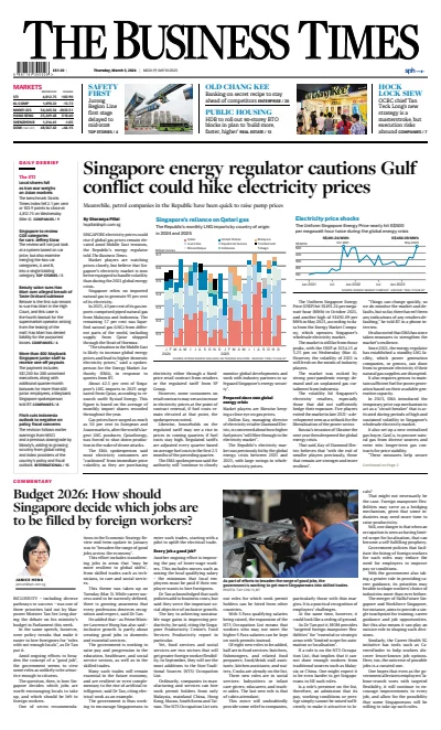 Front page of  newspaper from 