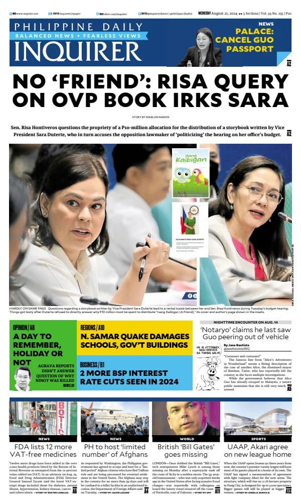 Read full digital edition of Philippine Daily Inquirer newspaper from Philippines