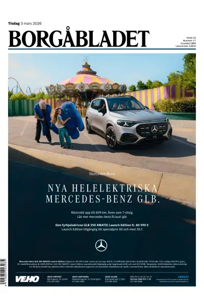 Front page of  newspaper from 