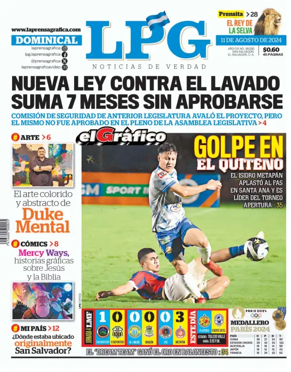 Read full digital edition of La Prensa Grafica newspaper from El Salvador