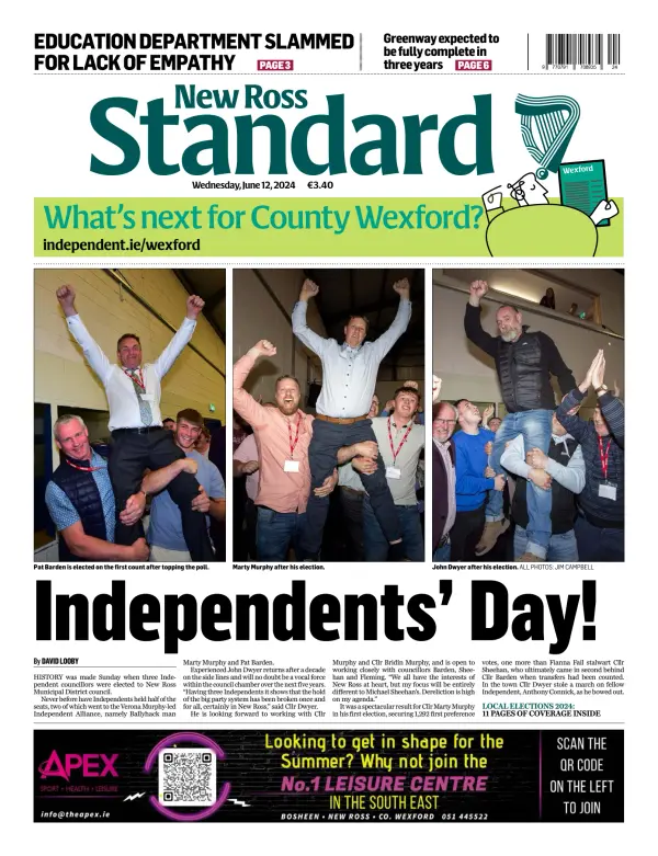Read full digital edition of New Ross Standard newspaper from Ireland