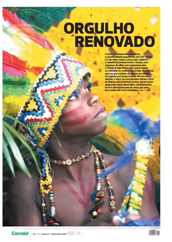 Read full digital edition of Correio da Bahia newspaper from Brazil