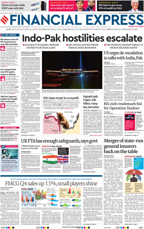 Read full digital edition of The Financial Express newspaper from India