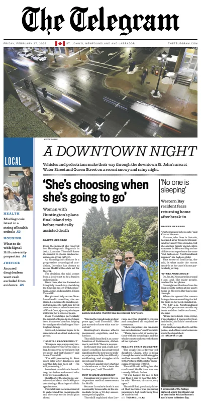 Front page of  newspaper from 