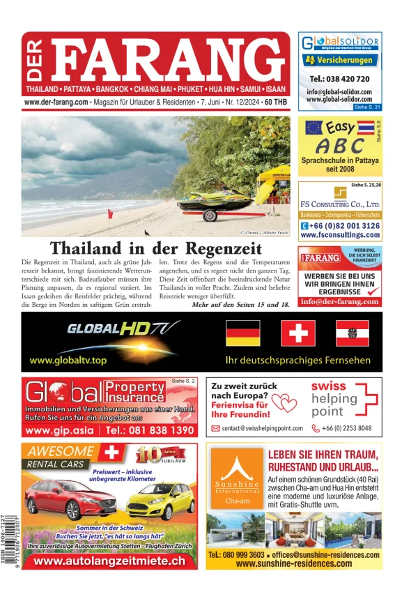 Read full digital edition of Der Farang newspaper from Thailand