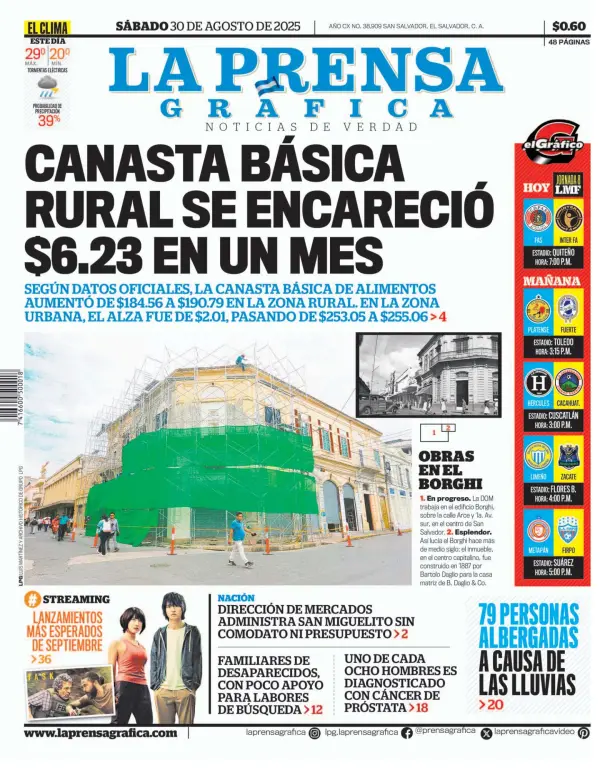 Read full digital edition of La Prensa Grafica newspaper from El Salvador