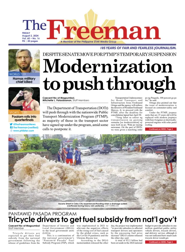 Read full digital edition of The Freeman newspaper from Philippines