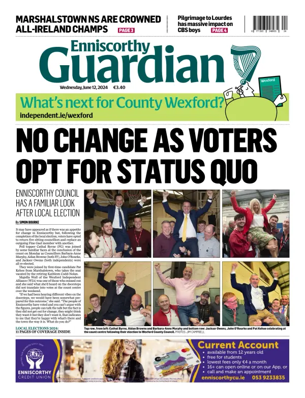 Read full digital edition of Enniscorthy Guardian newspaper from Ireland