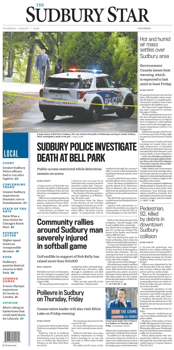 Read full digital edition of The Sudbury Star newspaper from Canada