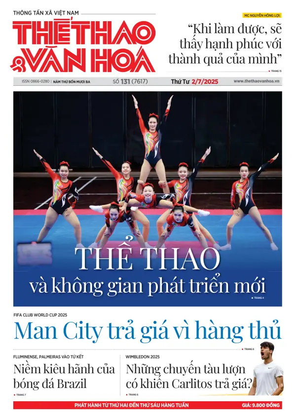 Read full digital edition of The Thao and Van Hoa newspaper from Vietnam