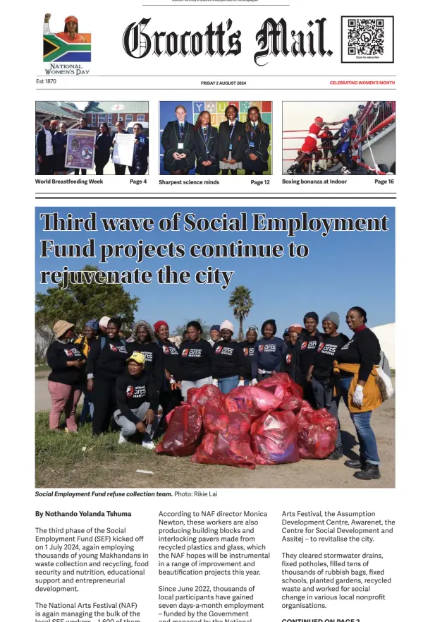 Read full digital edition of Grocott's Mail newspaper from South Africa