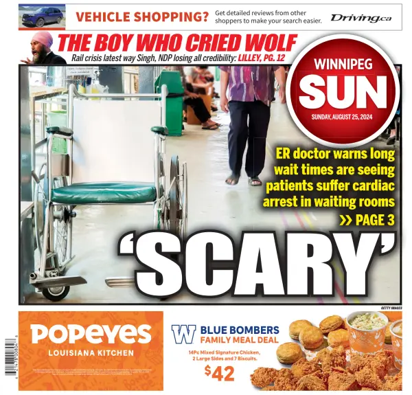 Read full digital edition of Winnipeg Sun newspaper from Canada