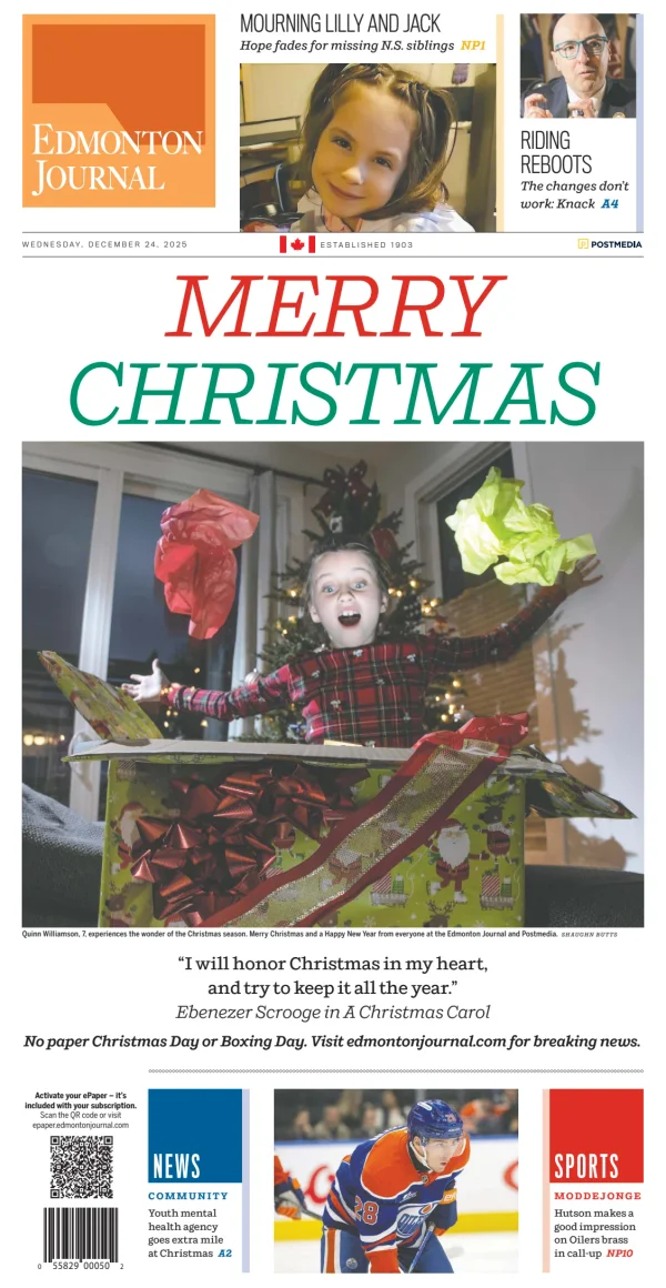 Canadian Newspaper Front Pages Paperboy Online Newspapers