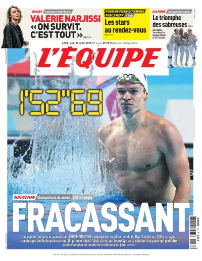 Front page of newspaper from 