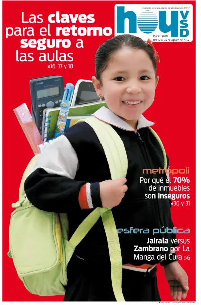 Front page of  newspaper from 