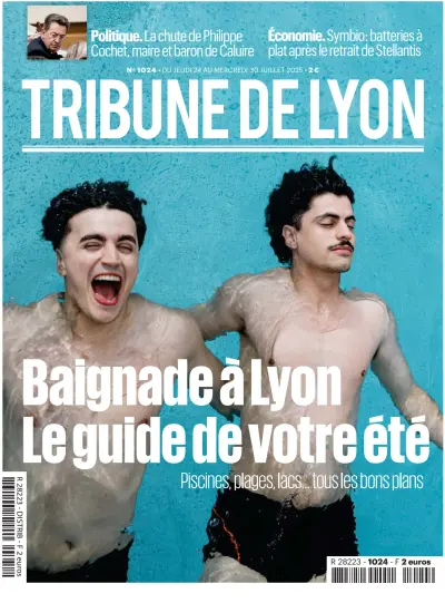 Front page of newspaper from 