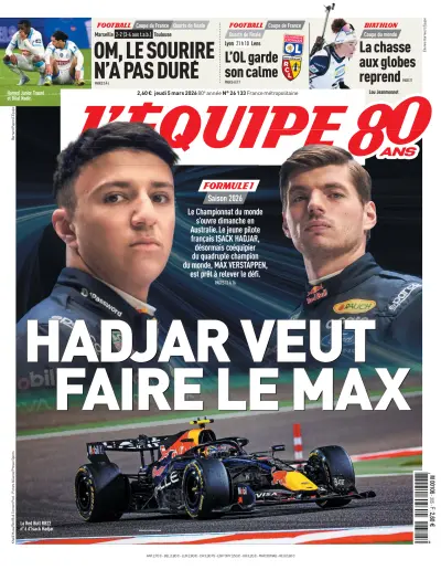 Front page of  newspaper from 