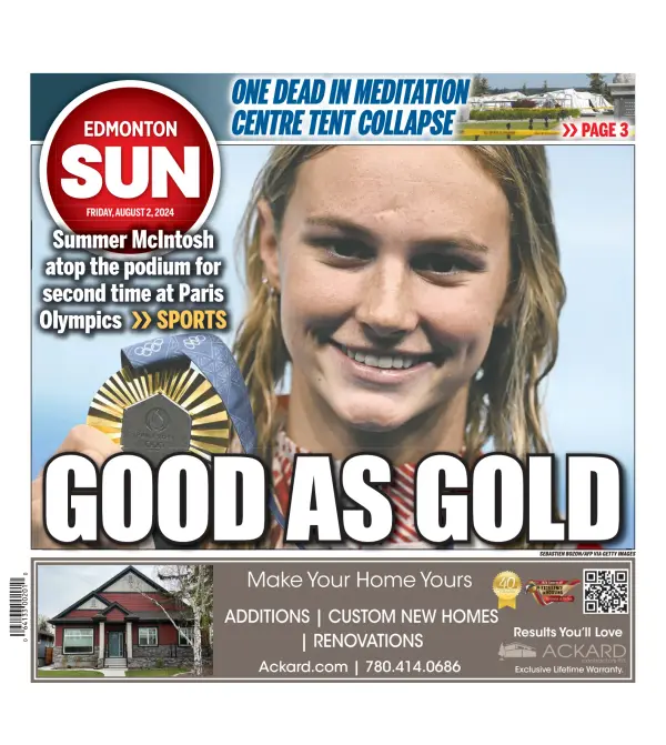 Read full digital edition of Edmonton Sun newspaper from Canada